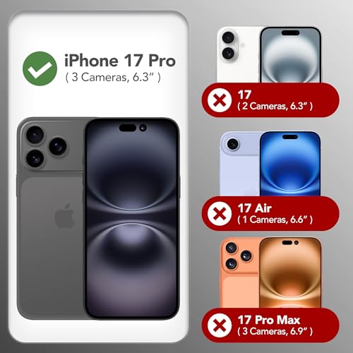 Detalle 2 de GONEZ Magnetic iPhone 17 Pro Case 6.3 inch