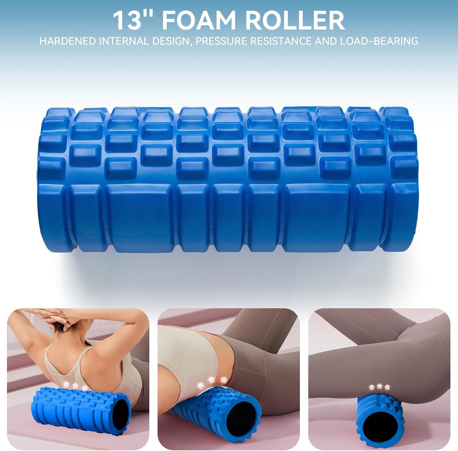 Detalle de Krightlink 2320 5-in-1 Foam Roller Set with Massage Ball and Stretching Strap