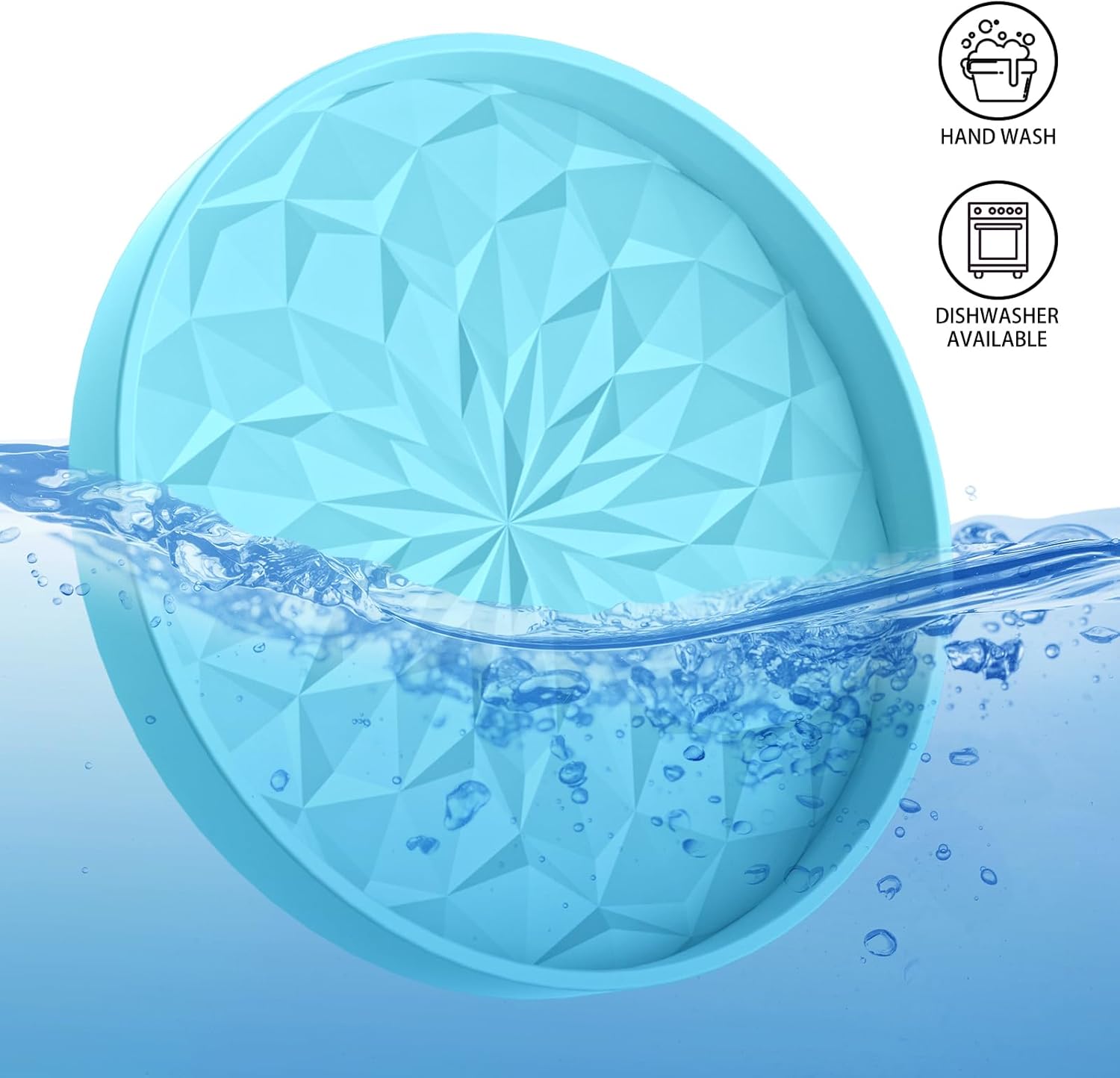 Thumbnail 6 de STLIAN Car Coasters for Cup Holders (4 Pack) – 2.75in Silicone Auto Mug Mats in Sky Blue