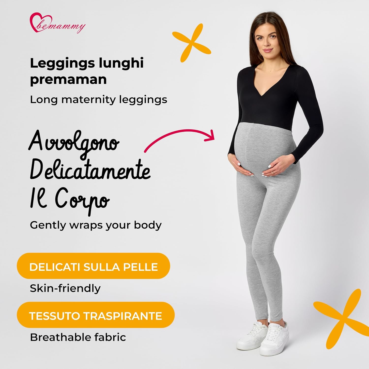 Thumbnail 2 de Leggings premaman lunghi BE20-230