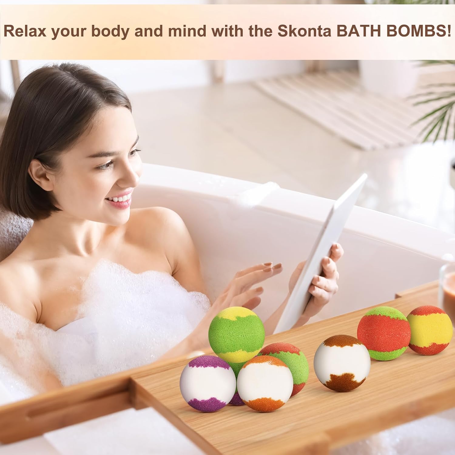 Thumbnail 4 de Skonta Bath Bombs Gift Set 12-piece