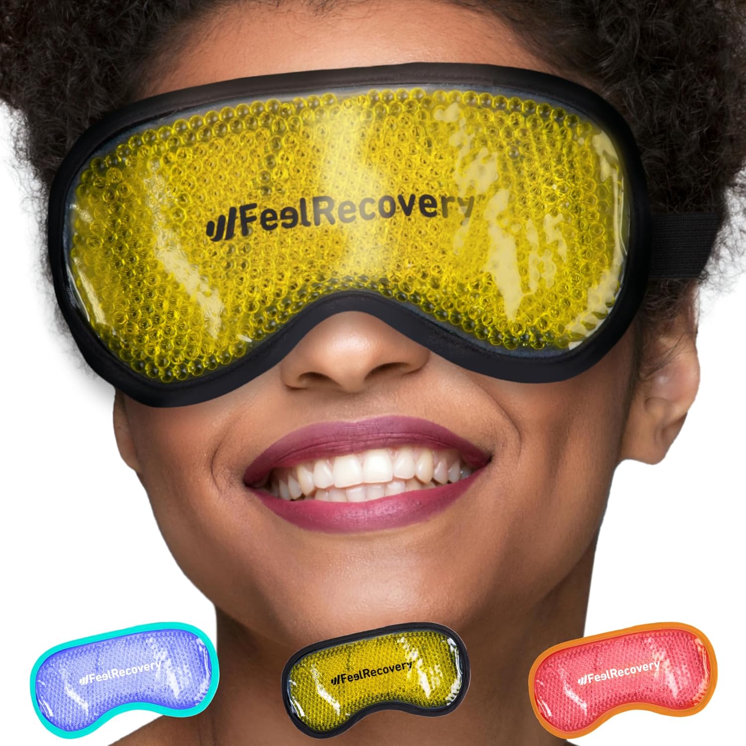 Maschera Occhi Gel Riutilizzabile 21x11 cm 🧖