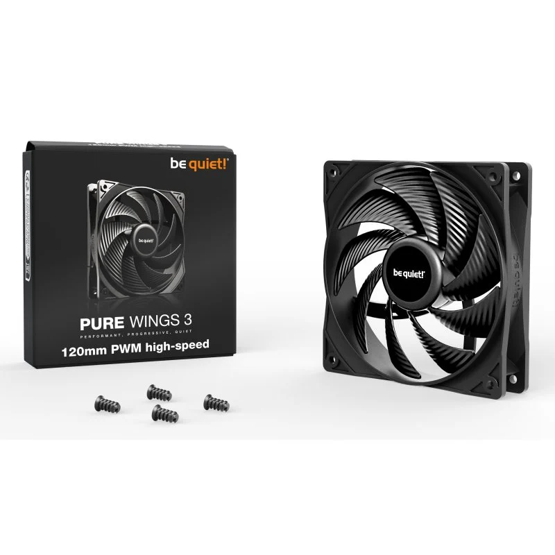Thumbnail 1 de Be Quiet! Pure Wings 3 120mm PWM - Ventilador Suplementario Negro