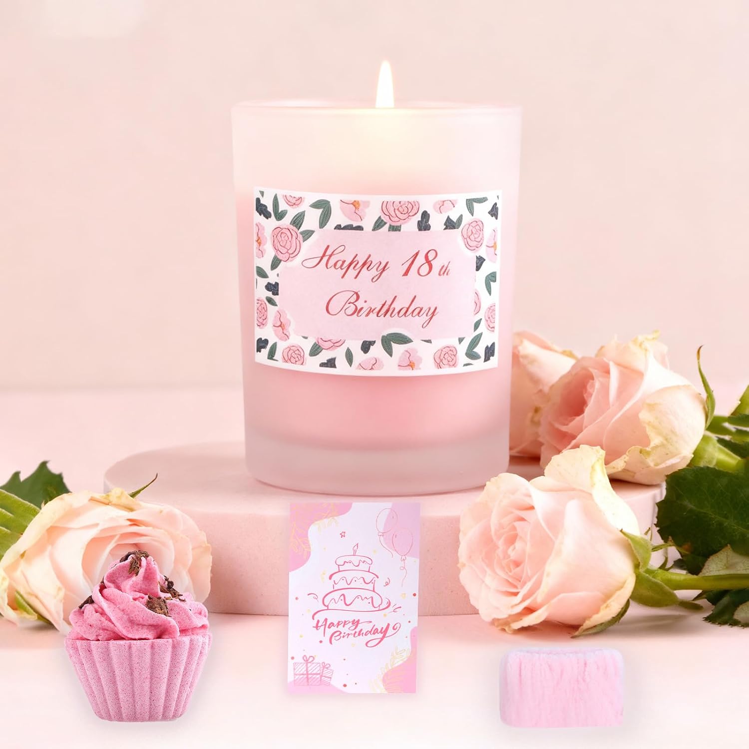 Detalle 2 de Belillpipi Geschenkset 18. Geburtstag für Frauen