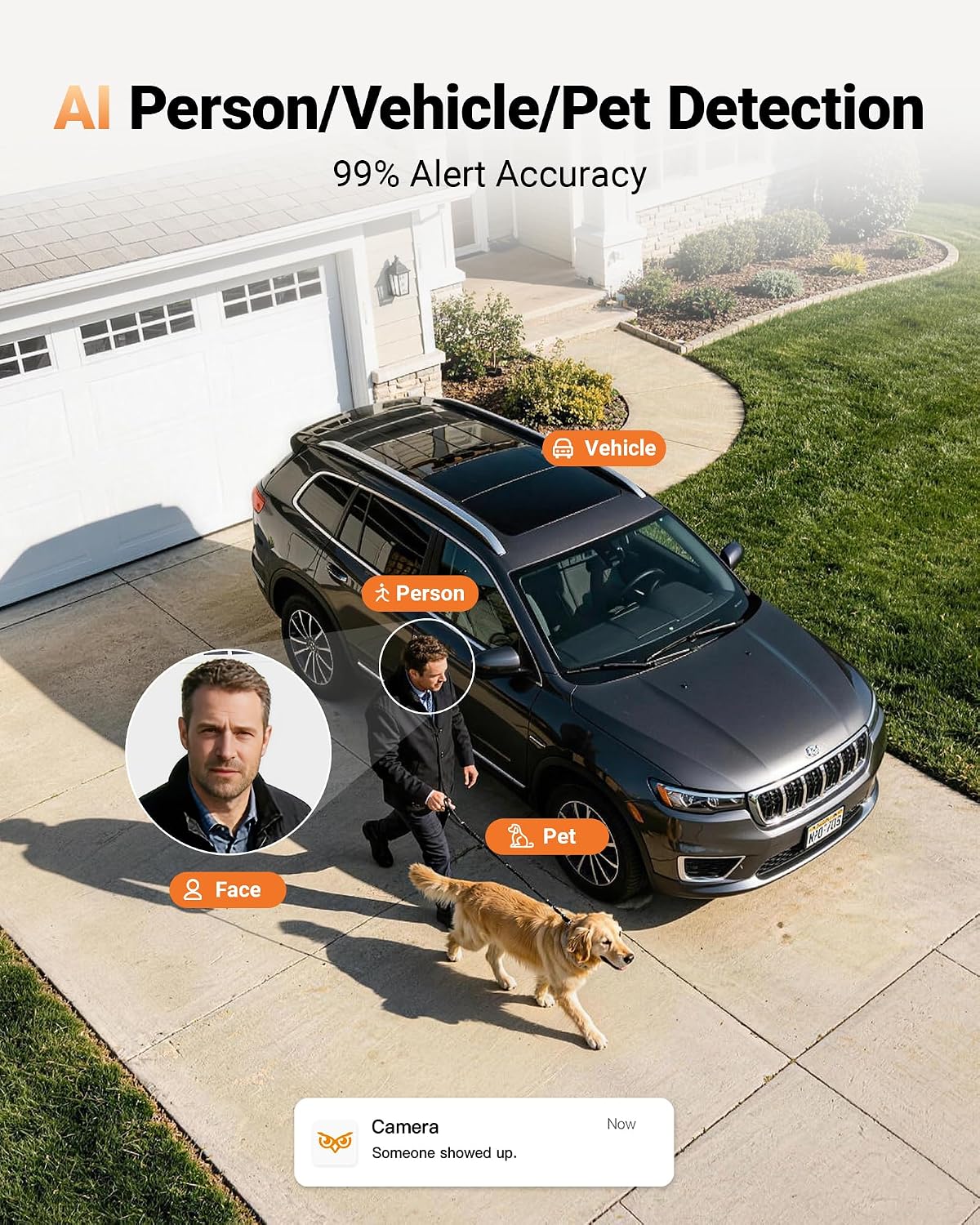 Thumbnail 3 de Anlapus 3MP 2K Window Camera for Home Security