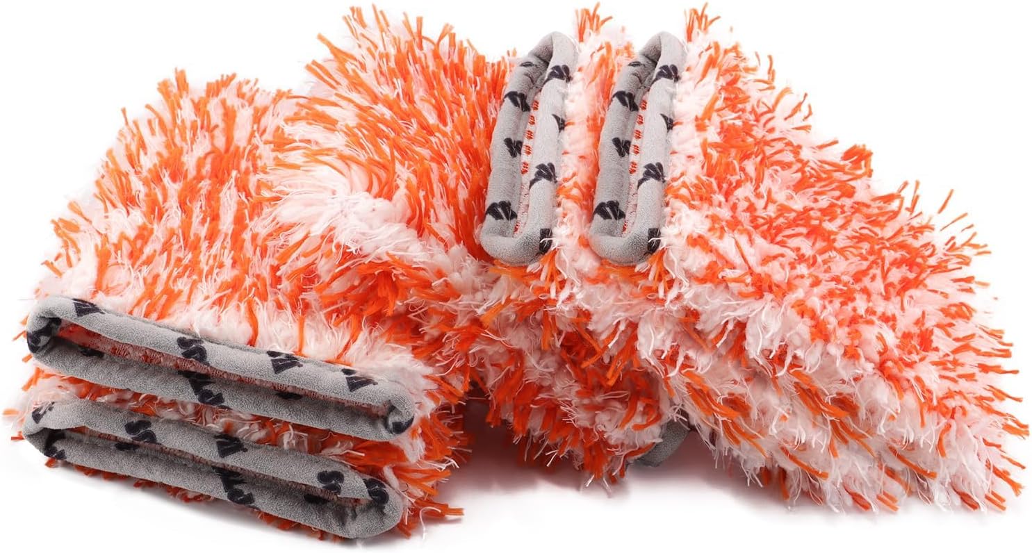 Detalle de SPTA Microfiber Car Wash Mitt 6.5x5.5 in 🧽