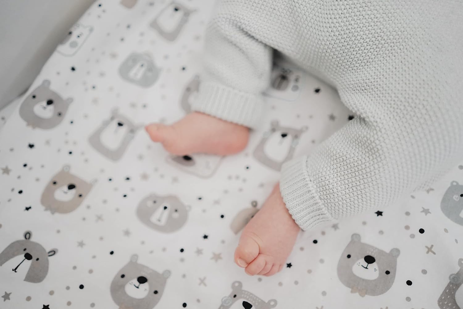 Thumbnail 4 de FlyIdeas Set 2 lenzuola per lettino neonato 60x120 cm in cotone morbido e traspirante