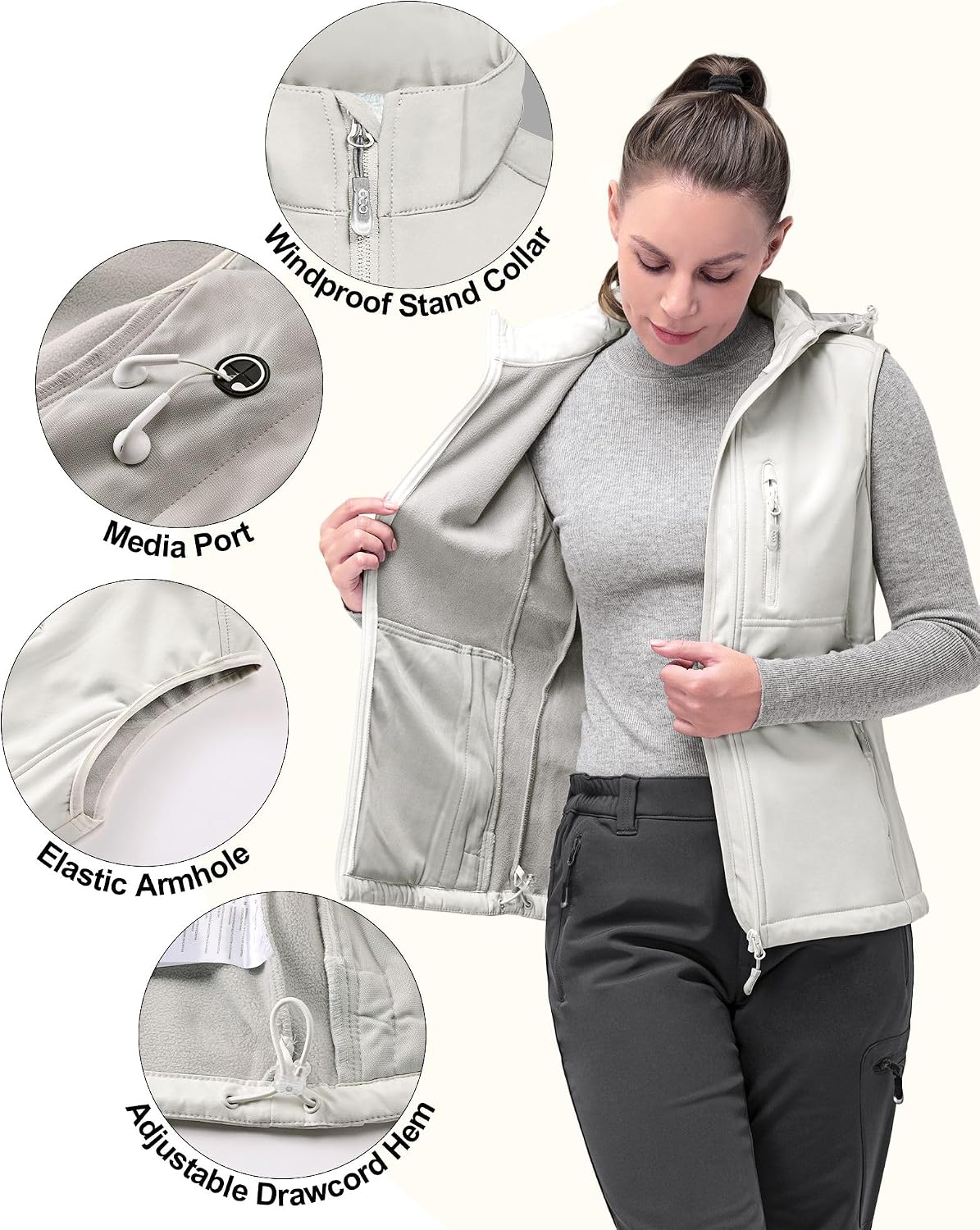 Thumbnail 2 de 33,000ft Damen Softshell Weste
