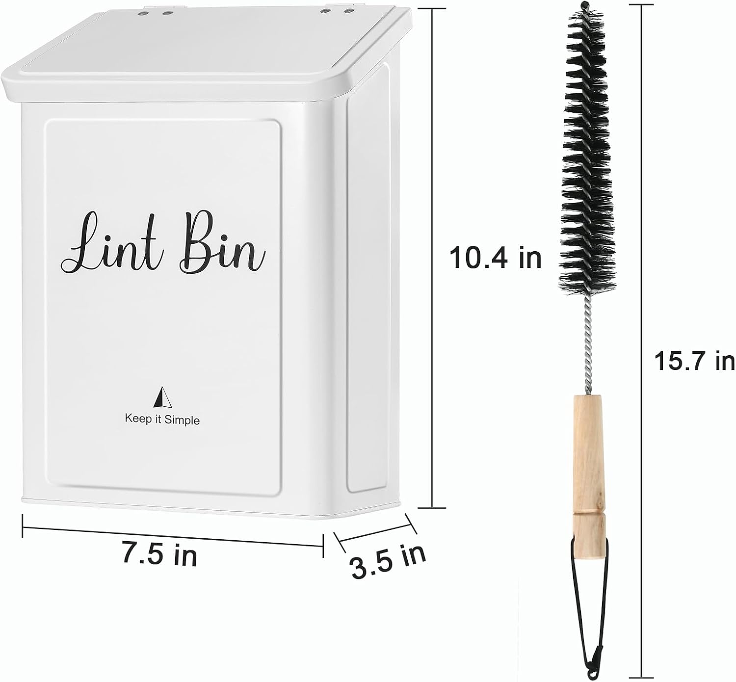 Thumbnail 4 de SUBEKYU Magnetic Lint Bin for Laundry Room