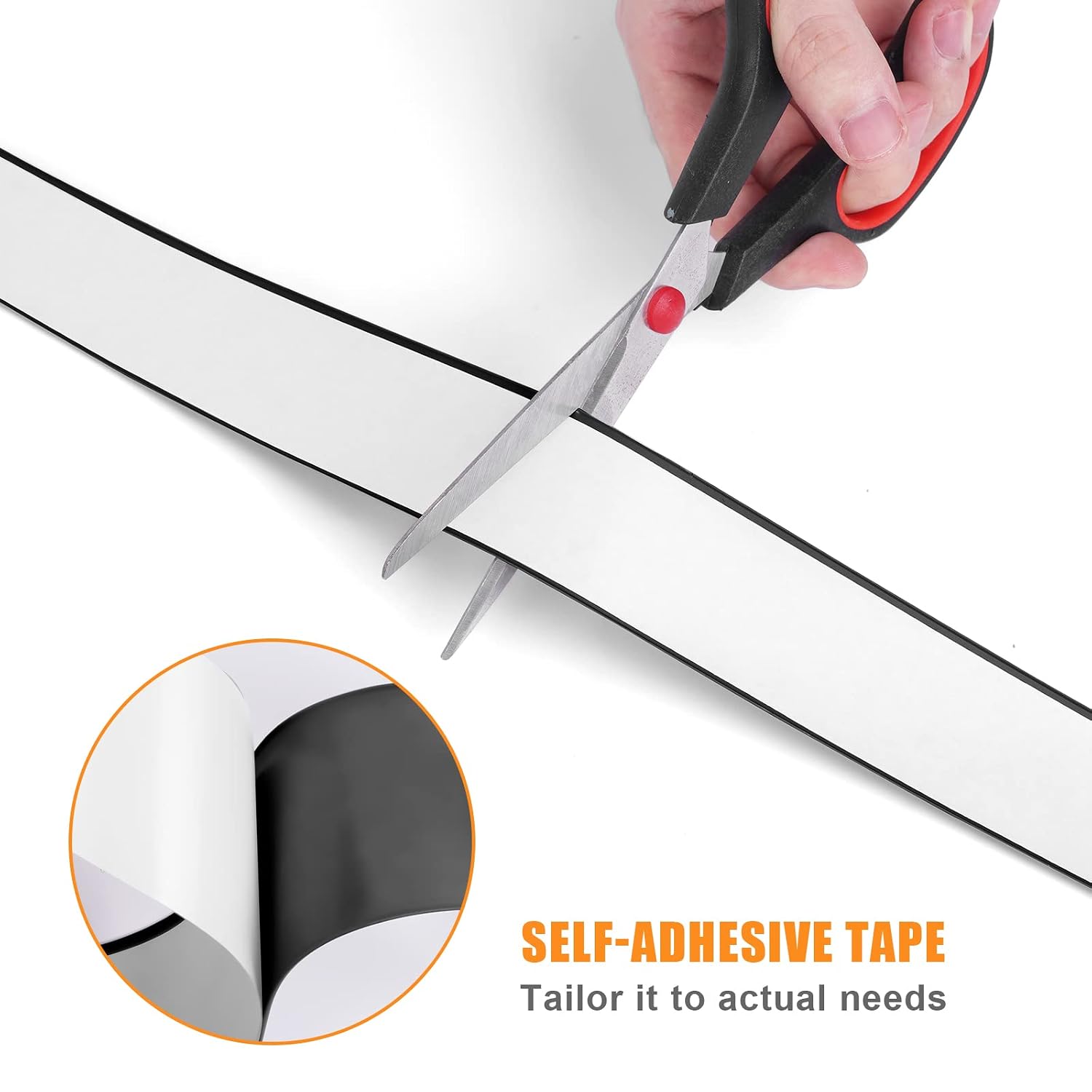 Thumbnail 2 de Flintronic Bath Sealant Strip – 4.5m Self‑Adhesive PVC Caulk Tape for Kitchen, Bathroom and More