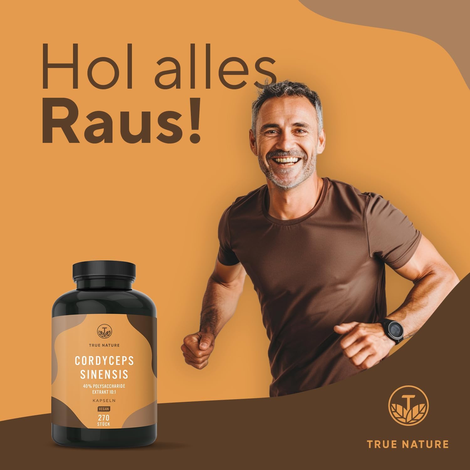 Thumbnail 1 de TRUE NATURE Cordyceps Kapseln 270 Stk