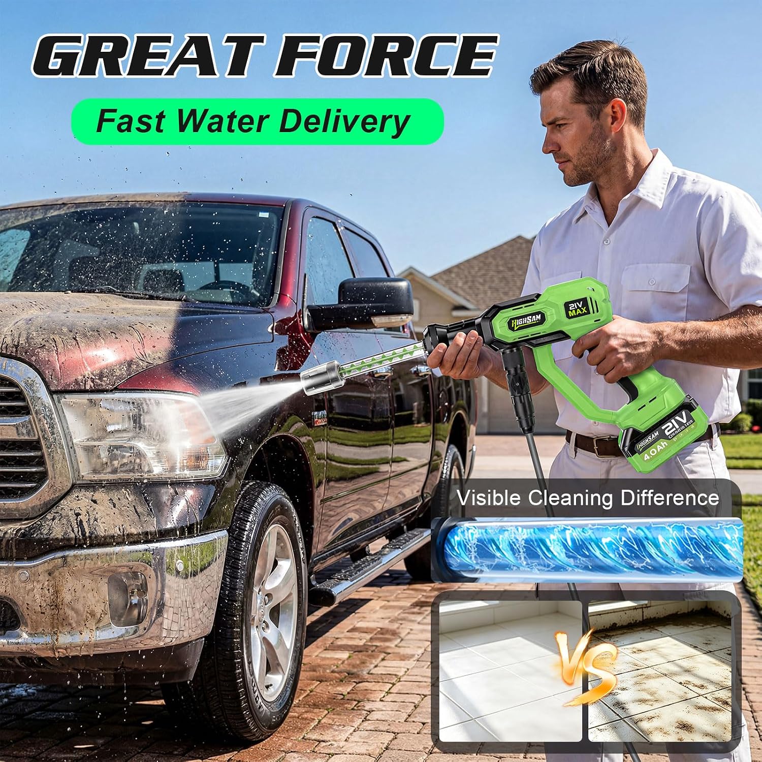 Thumbnail 2 de Cordless Power Washer with 1500W Brushless Motor