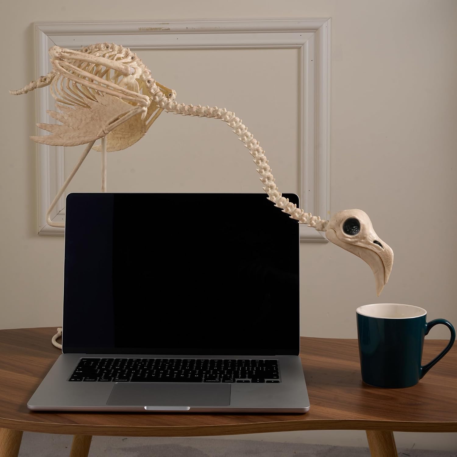 Detalle de JOYIN 16281 Flamingo Skeleton Halloween Decoration, 27.6-Inch Posable Plastic