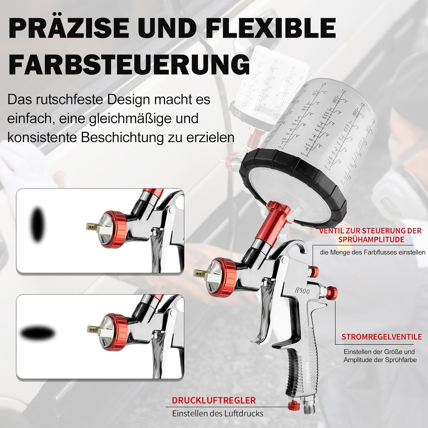 Thumbnail 2 de Pistola a spruzzo LVLP R500 1.3–1.7 mm
