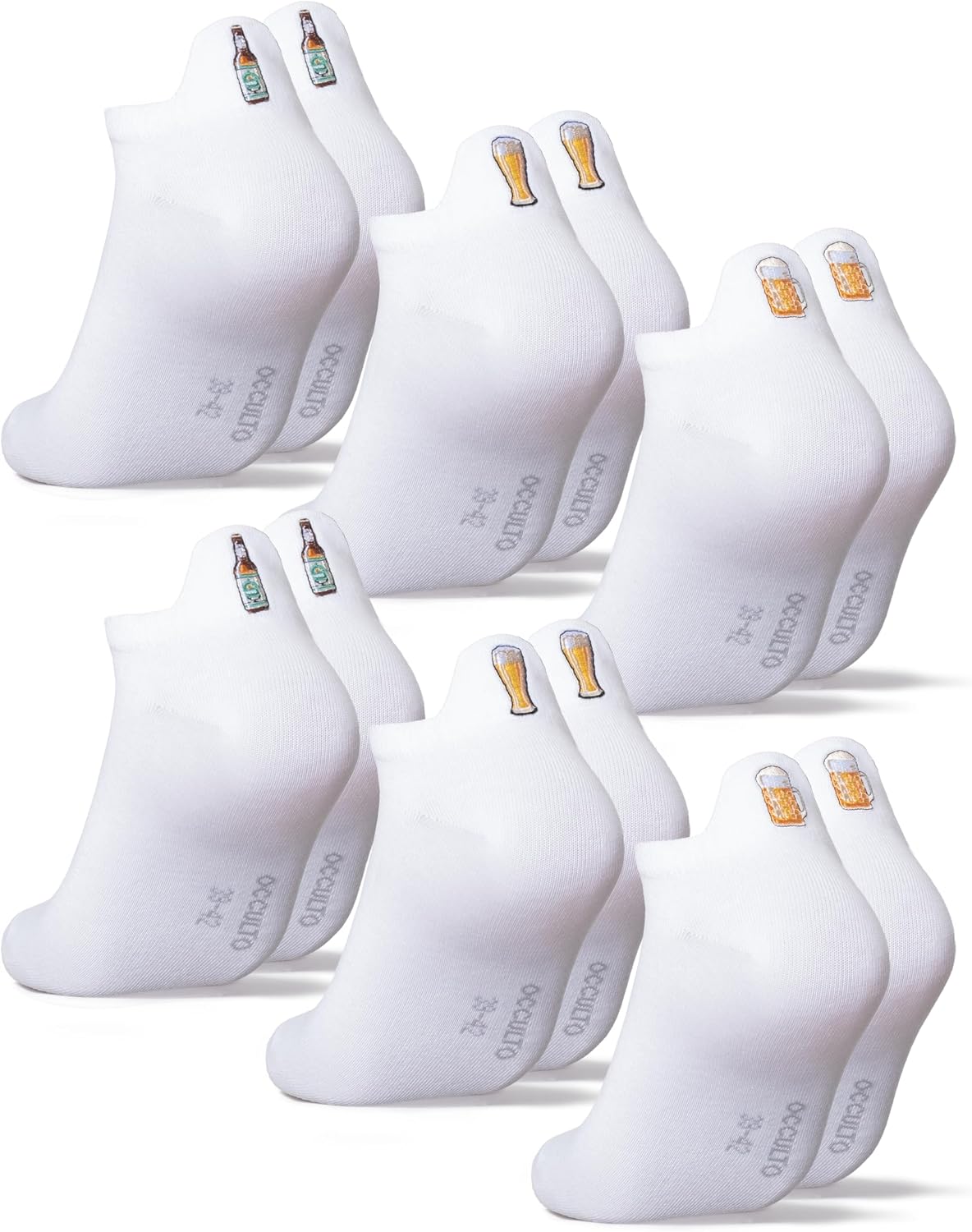 Detalle de Occulto Luca Sneaker Socken 6er Pack