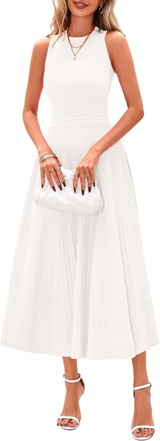 Detalle de PRETTYGARDEN Spring Casual Midi Dress S