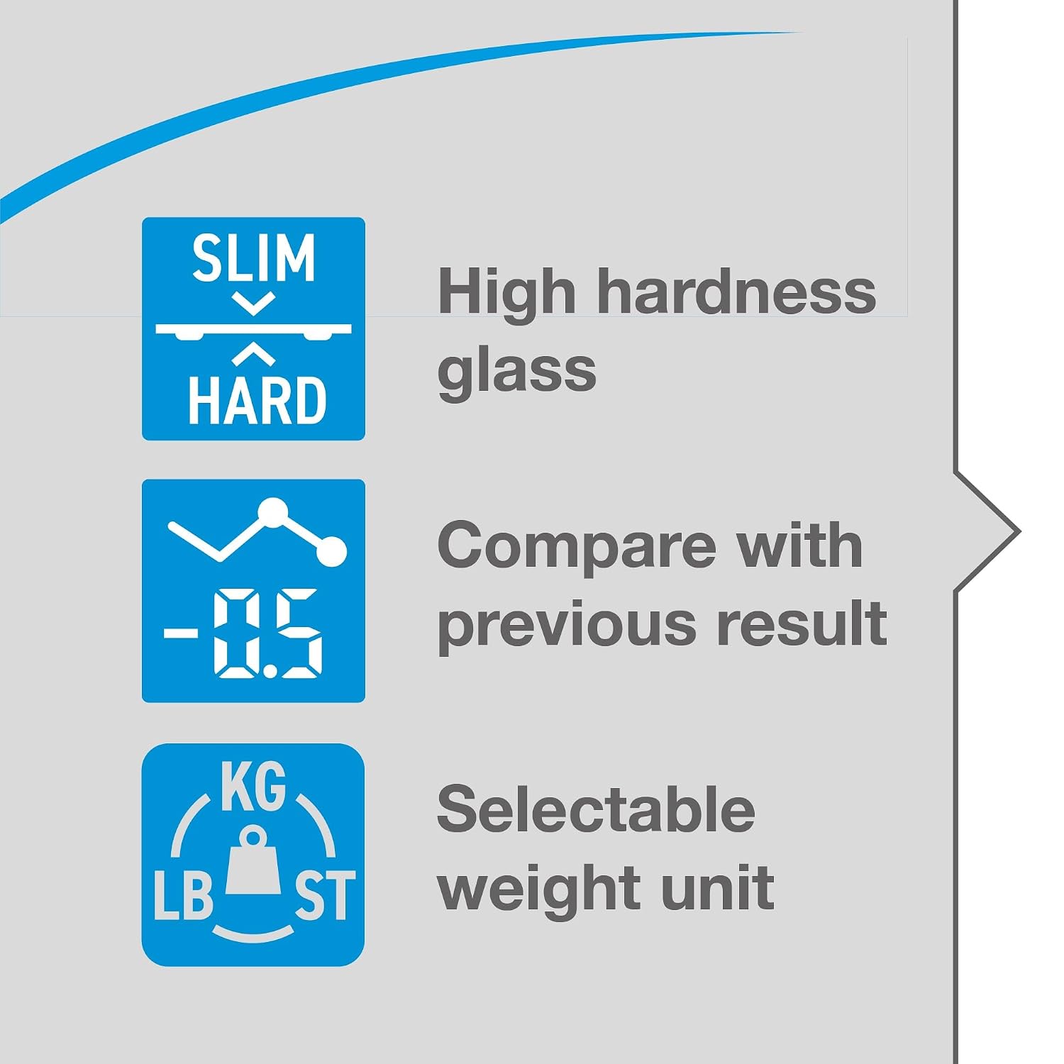 Detalle 2 de Citizen Digital Bathroom Scales — Accurate 0.1 kg Home Weighing with Large Display