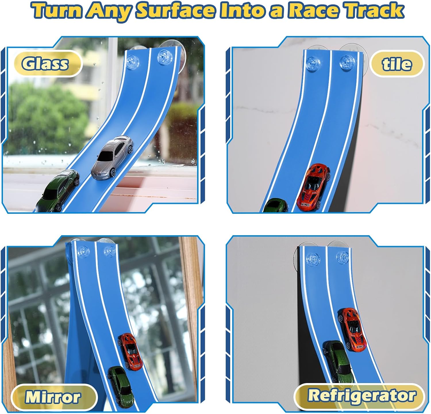 Detalle 2 de YUOIOYU Flexible Race Track, 15 Ft
