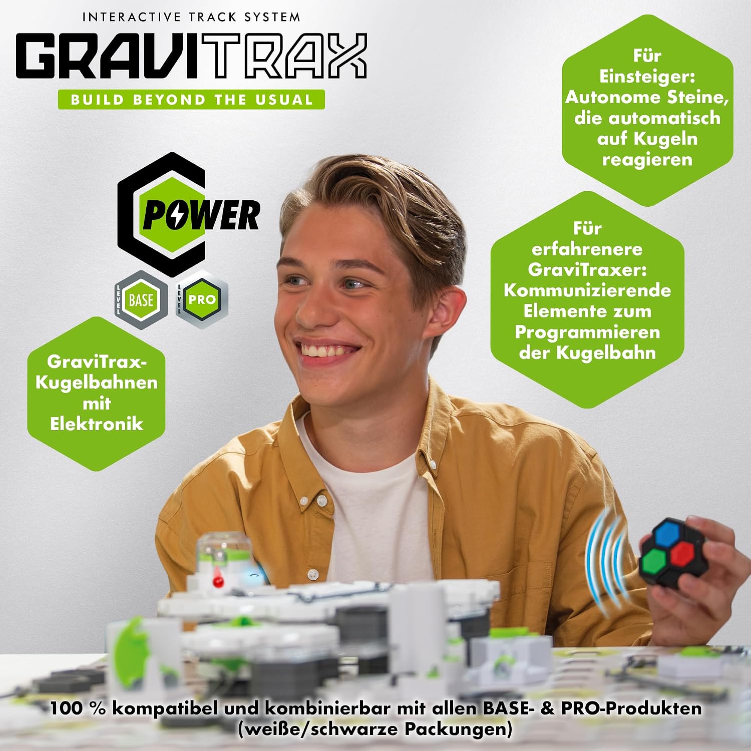 Thumbnail 5 de Ravensburger GraviTrax Power Element Connect 27469 – Erweiterung für die Kugelbahn mit App-Verbindung (ab 8 Jahren)