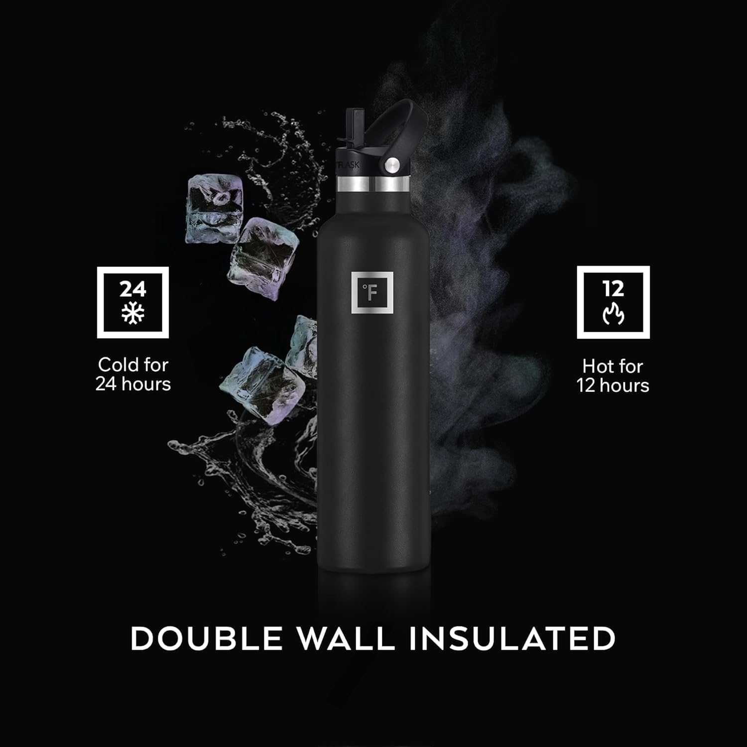 Detalle de IRON °FLASK 24 oz Insulated Water Bottle 🥤