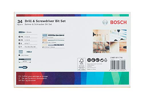 Detalle 2 de Bosch Professional - Set 34 Puntas y Brocas Multifuncionales