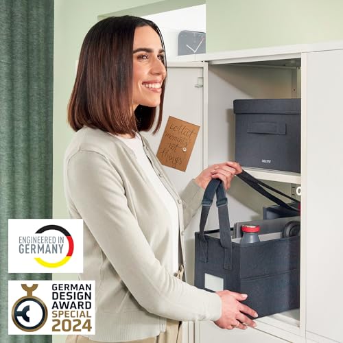 Thumbnail 3 de Leitz 64440089 Bolsa plegable gris terciopelo para oficina 👜