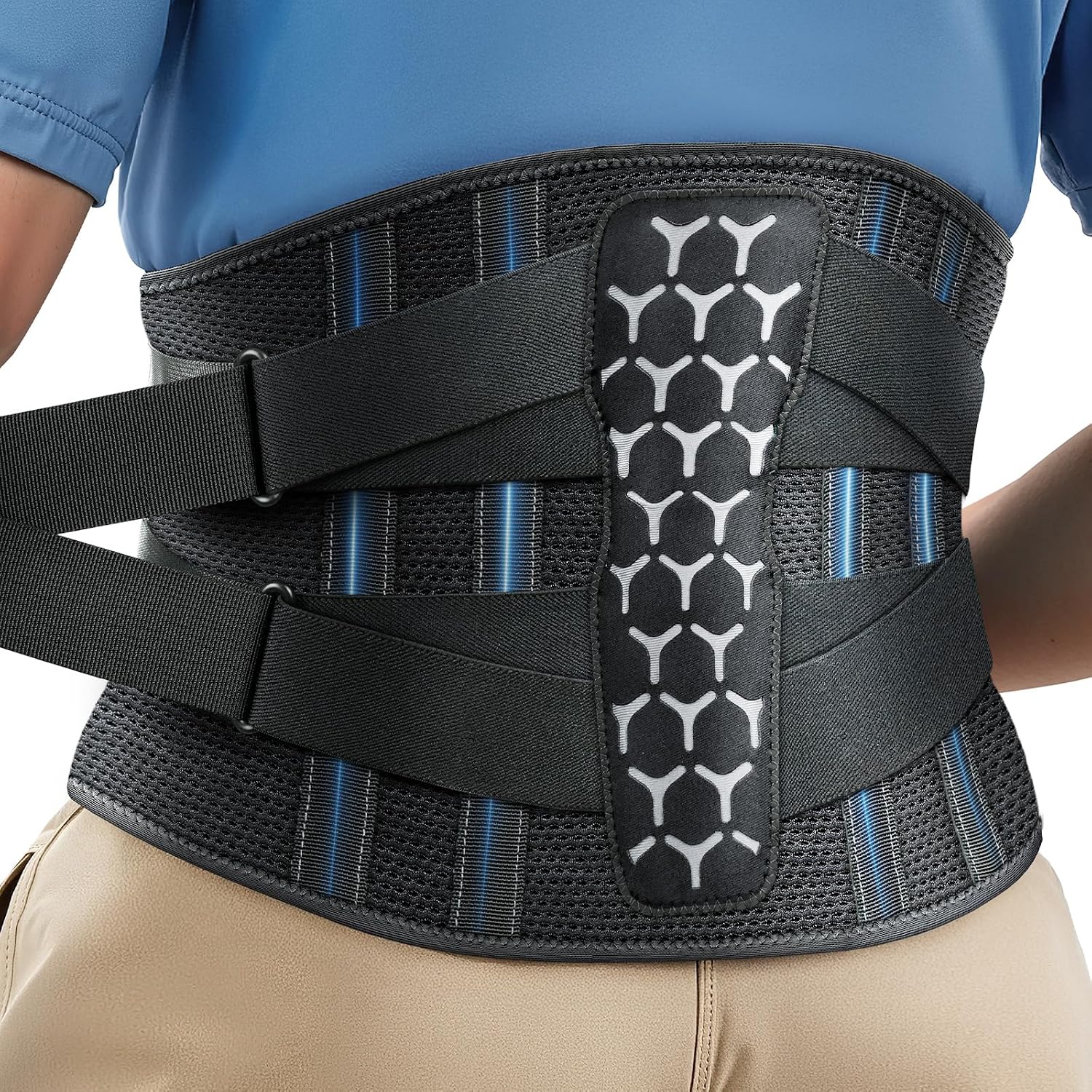 Imagen de Rakiie Back Support Belt, 7 stays en OfertitasTOP