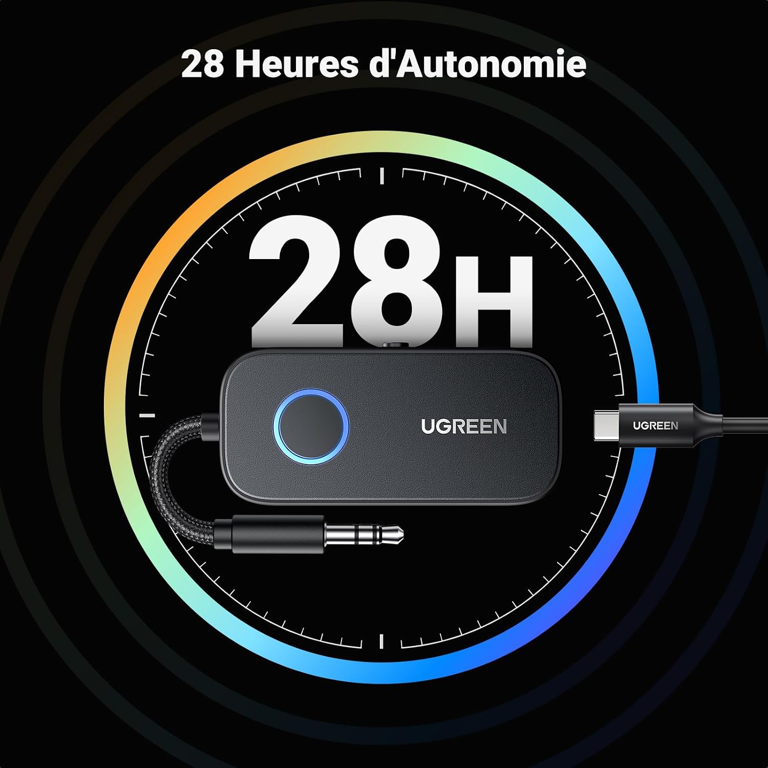 Thumbnail 6 de UGREEN Émetteur Jack Bluetooth 5.3 28 h