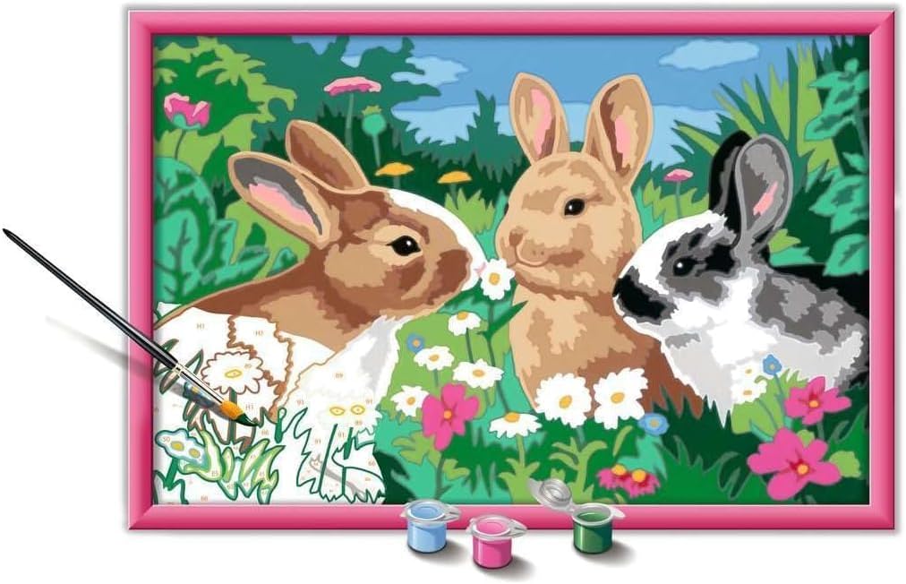 Detalle 2 de Ravensburger CreArt 28517 Malen-nach-Zahlen Set fĂŒr Kinder đš
