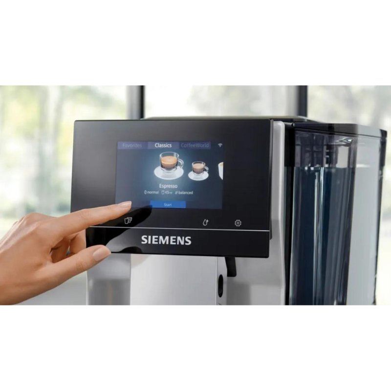 Detalle 2 de Siemens EQ.700 TP715R07 cafetera superautomática con molinillo integrado y 2,4L