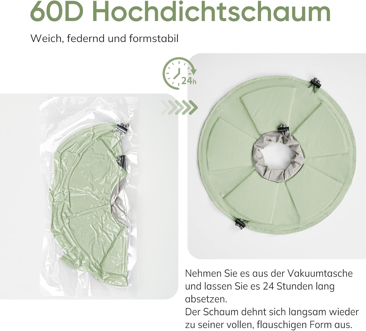 Thumbnail 3 de Supet weiche Halskrause für Katzen – verstellbar, Elisabethanhalskrause (Grüne Blume, S)