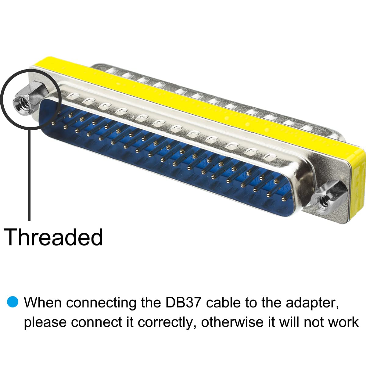 Thumbnail 6 de Xiatiaosann 3-Piece DB37 Adapter Set: Male–Male, Female–Female & Male–Female