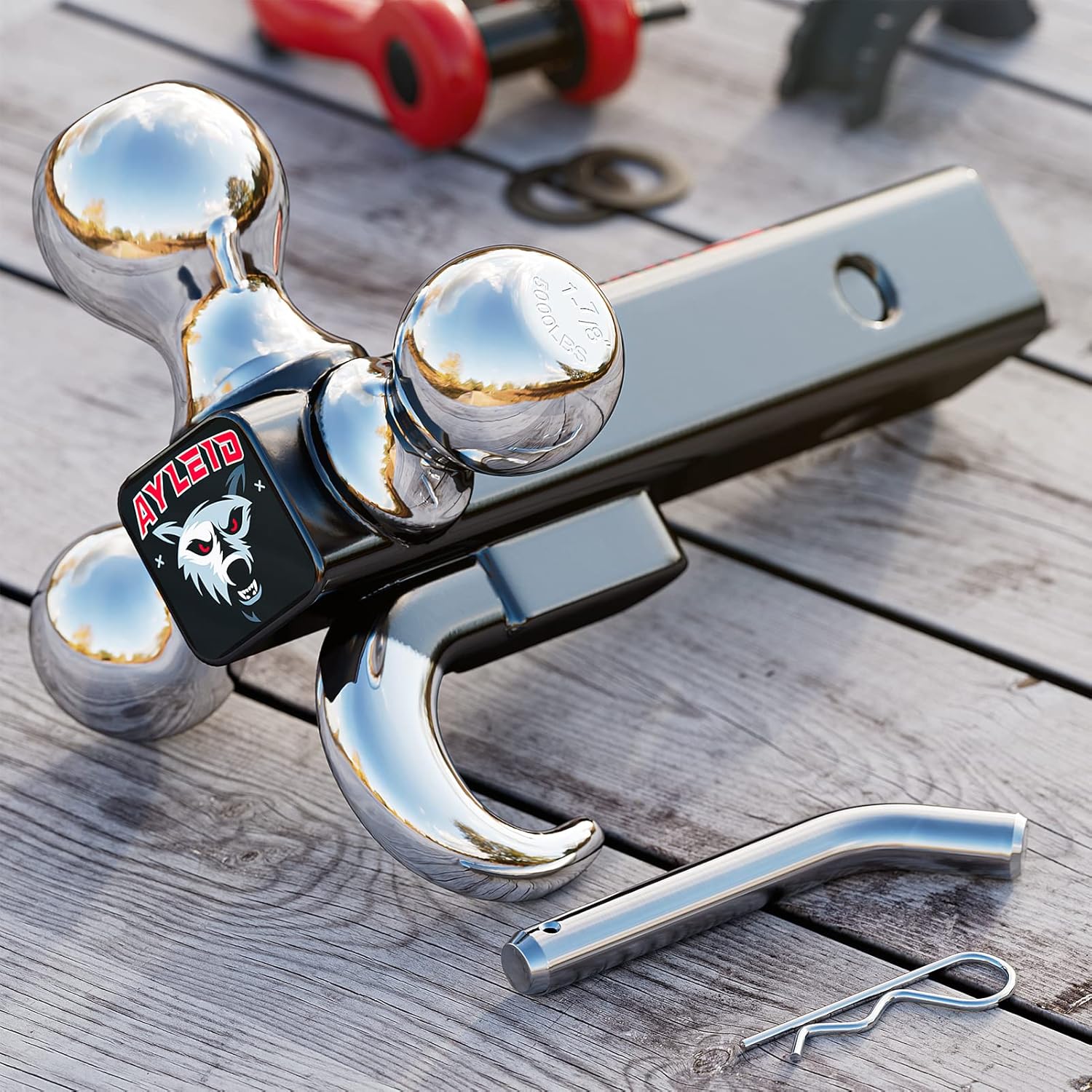 Thumbnail 1 de Ayleid Tri-Ball Tow Hitch 3 Sizes