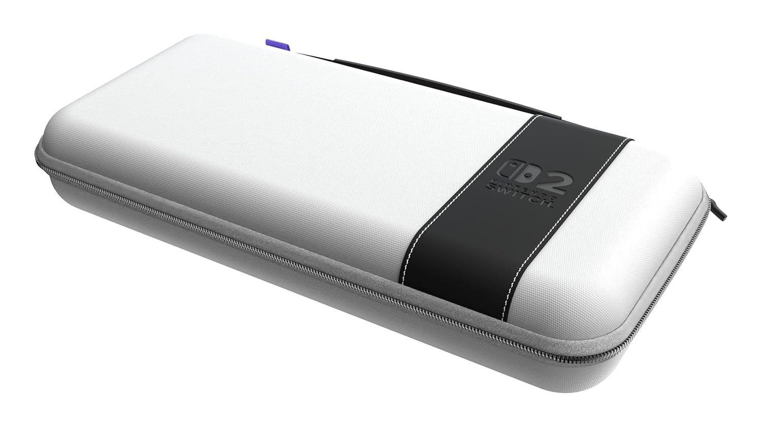 Detalle de Turtle Beach PlayTrek Travel Case for Nintendo Switch (Nintendo Switch 2 / OLED) – Hard Shell Carrying Case in Stellar White