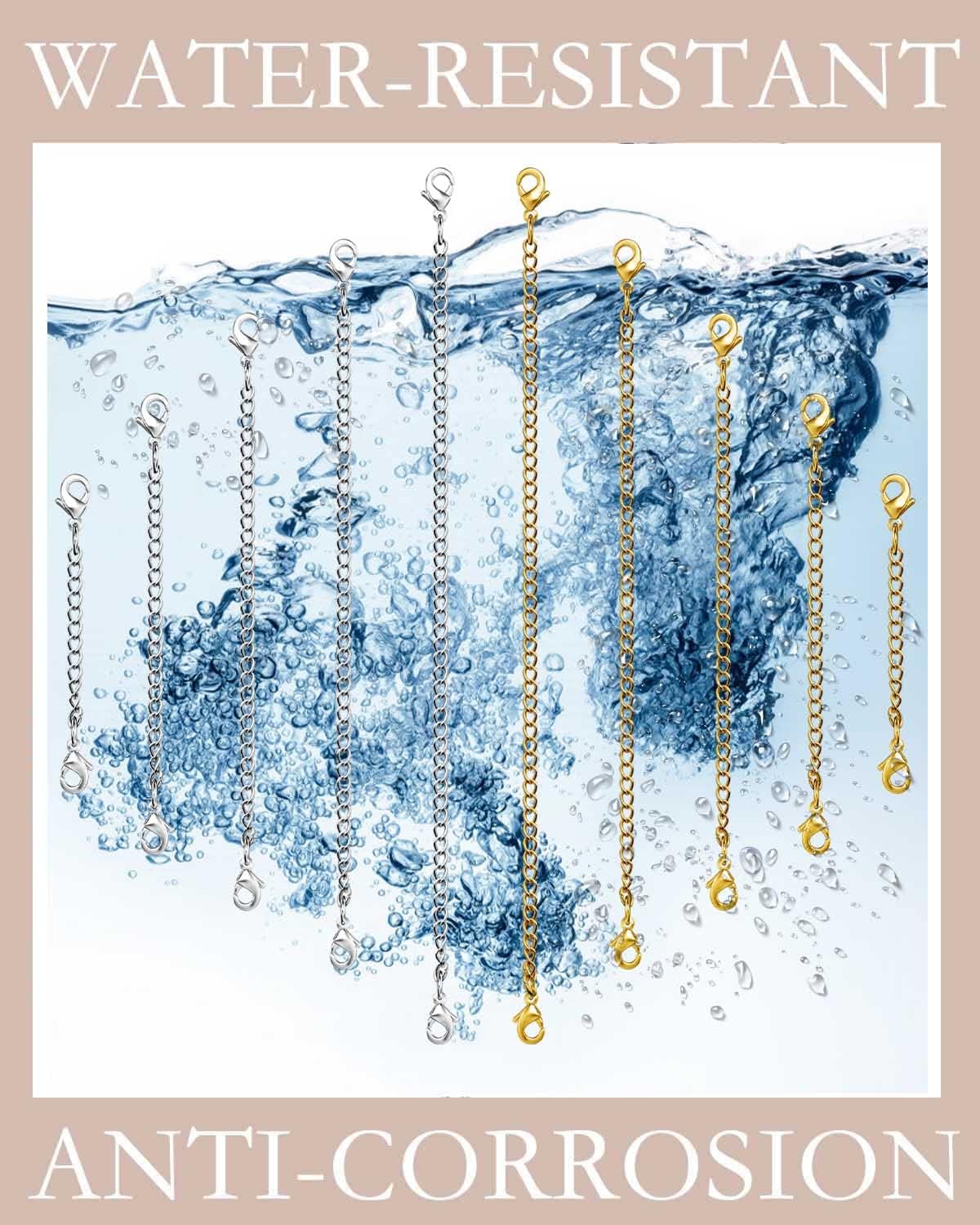 Detalle 2 de OHINGLT 01 Necklace Extenders, 14K Gold- and Silver-Plated Stainless Steel
