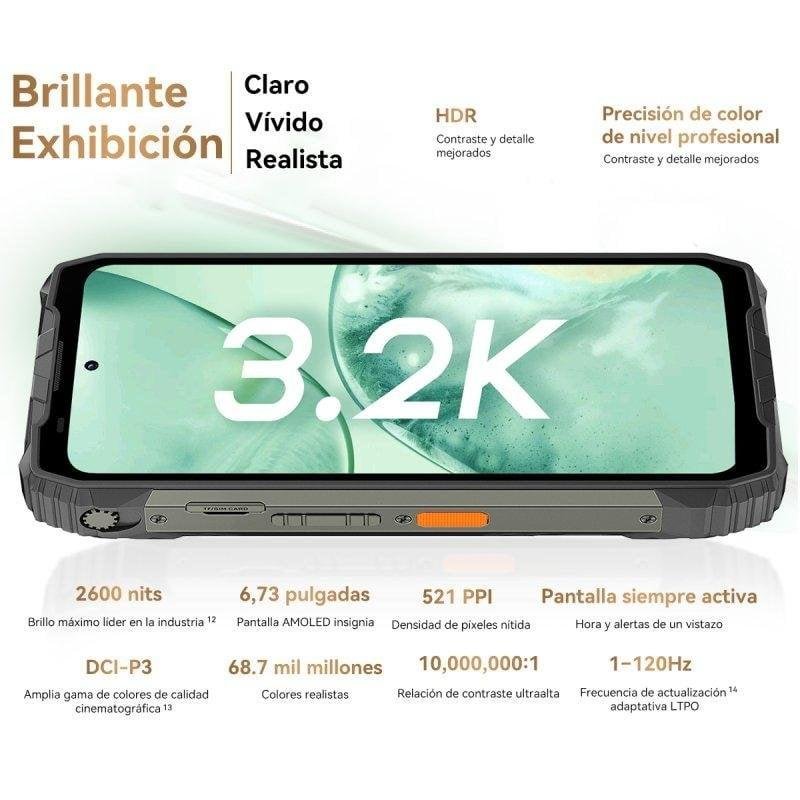 Detalle de Blackview Xplore 2 5G: fuerza y autonomía para profesionales en entornos extremos