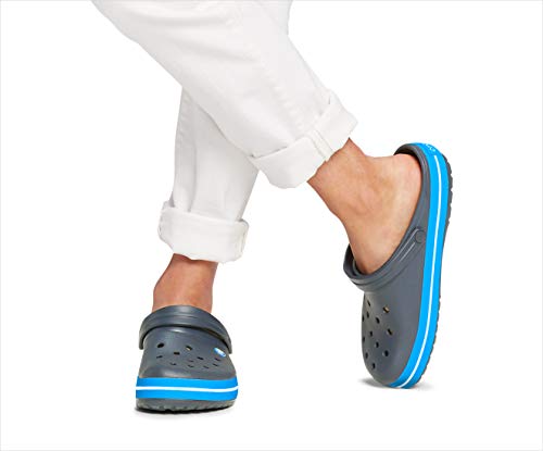 Thumbnail 1 de Crocs Unisex Crocband Clogs in Charcoal Ocean (UK size 5 Men / 6 Women)