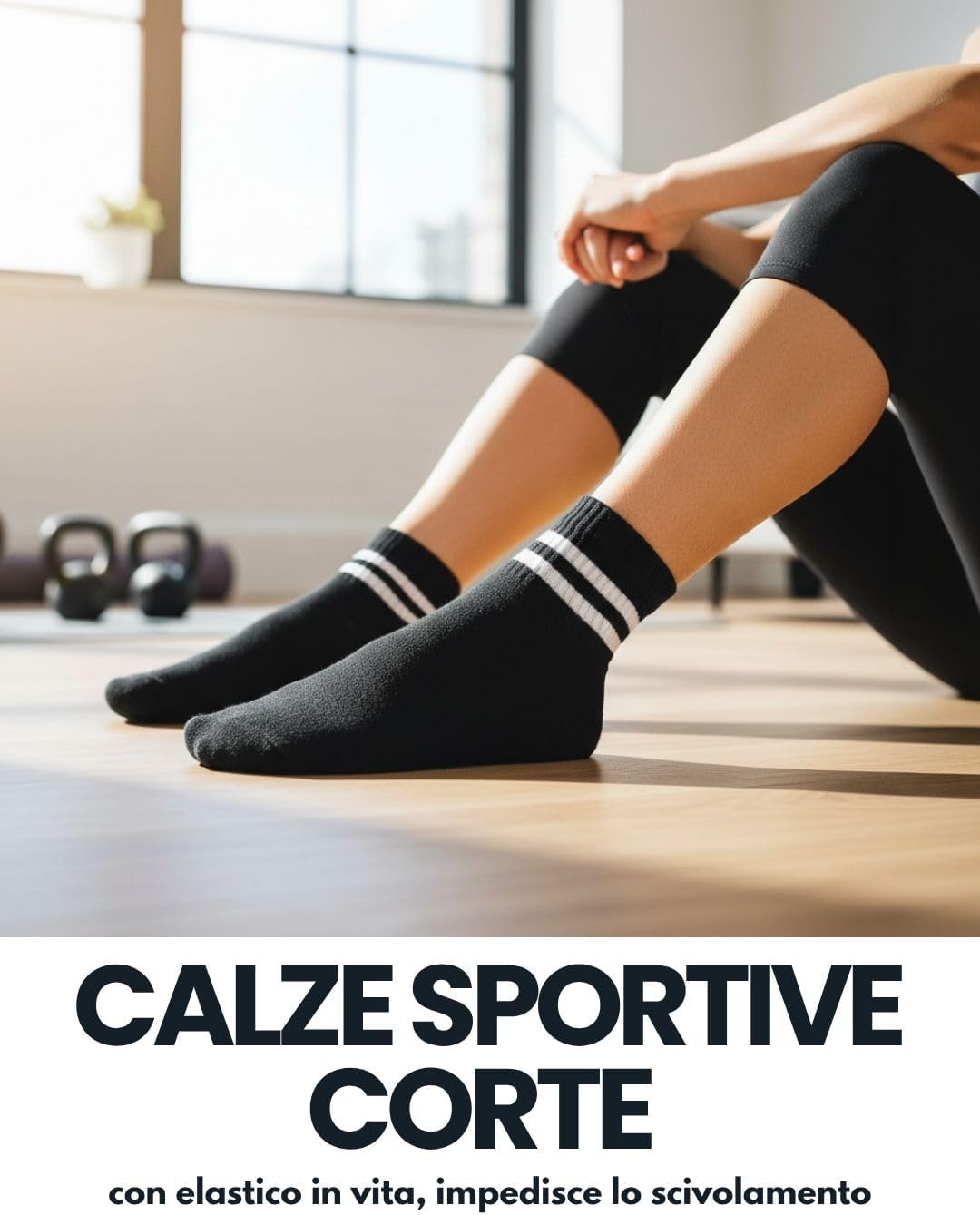 Detalle 2 de sockenkauf24 – 10 Paia Calze Sportive da Tennis Quarter Rinforzate, Uomo e Donna