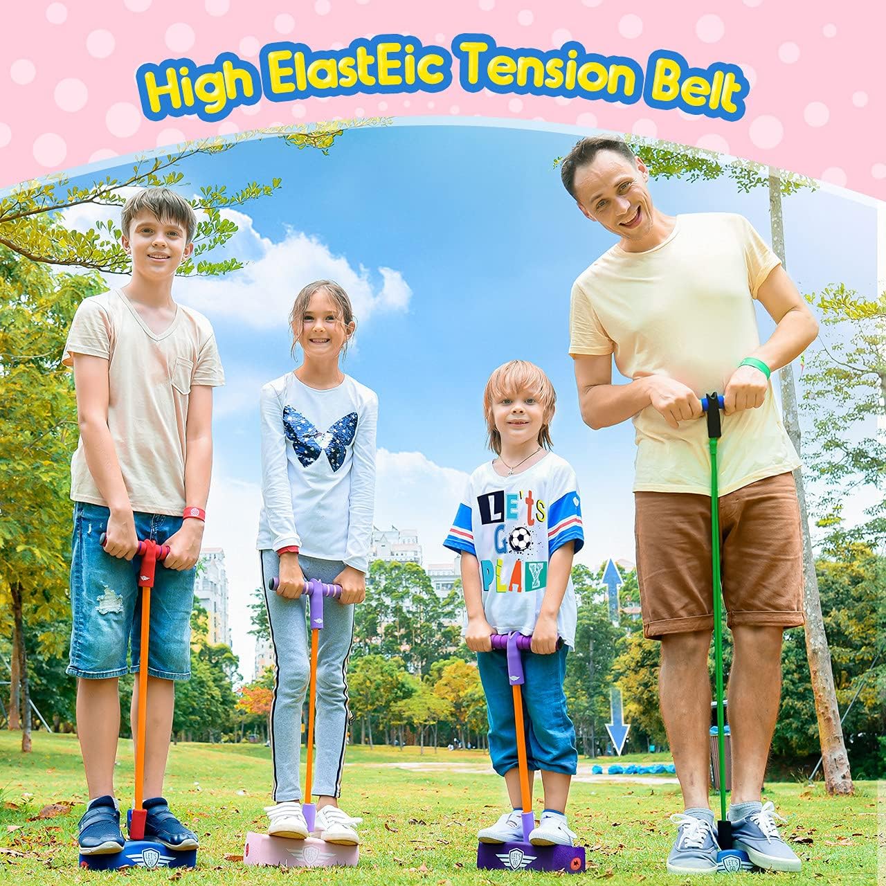 Detalle de Toyzey Foam Pogo Jumper for 3–12 Year Olds – Fun, Safe Play Gift