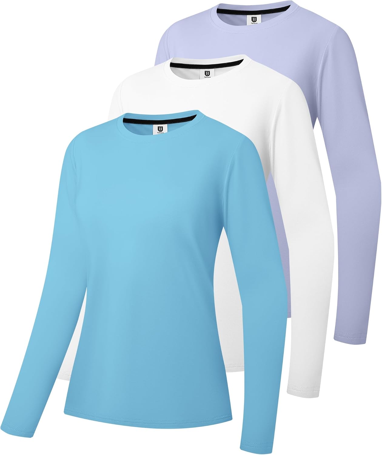 Thumbnail 5 de Damen Langarm-T-Shirts (3er- oder 5er-Pack) aus Baumwollmix – Classic-Fit Rundhals