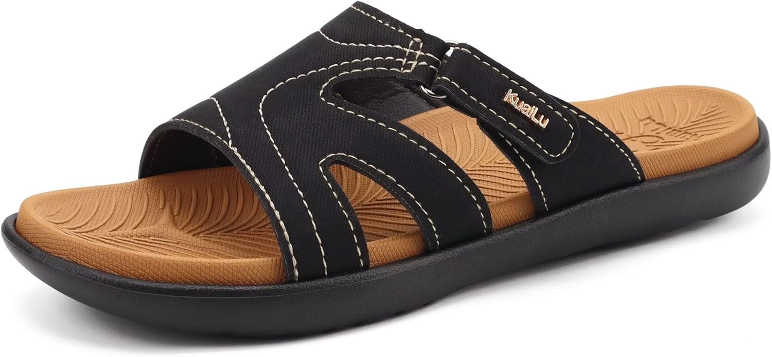 Thumbnail 5 de KuaiLu Women’s Fashion Orthotic Slides Sandals with Arch Support Cushion