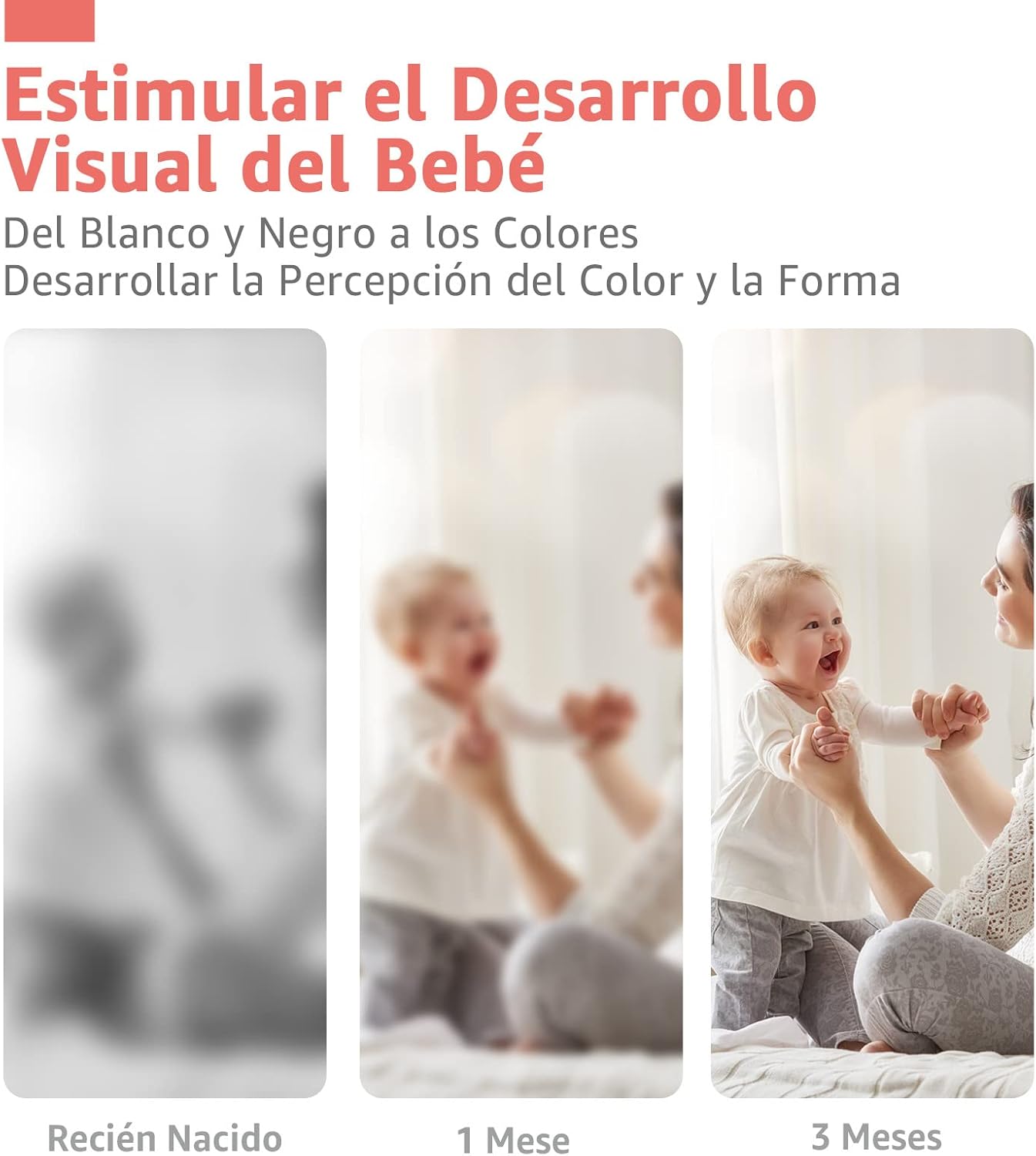 Detalle 2 de hahaland Flashcards 80 piezas estimulación visual