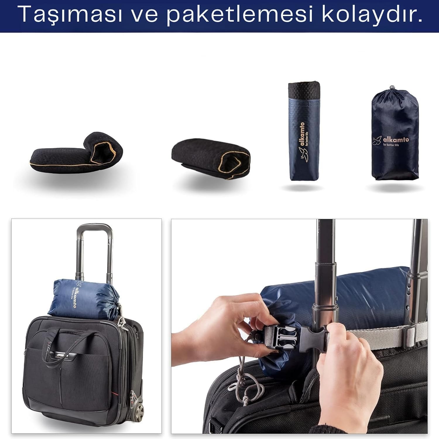 Thumbnail 5 de alkamto Travel Pillow Ergonomic Neck Support