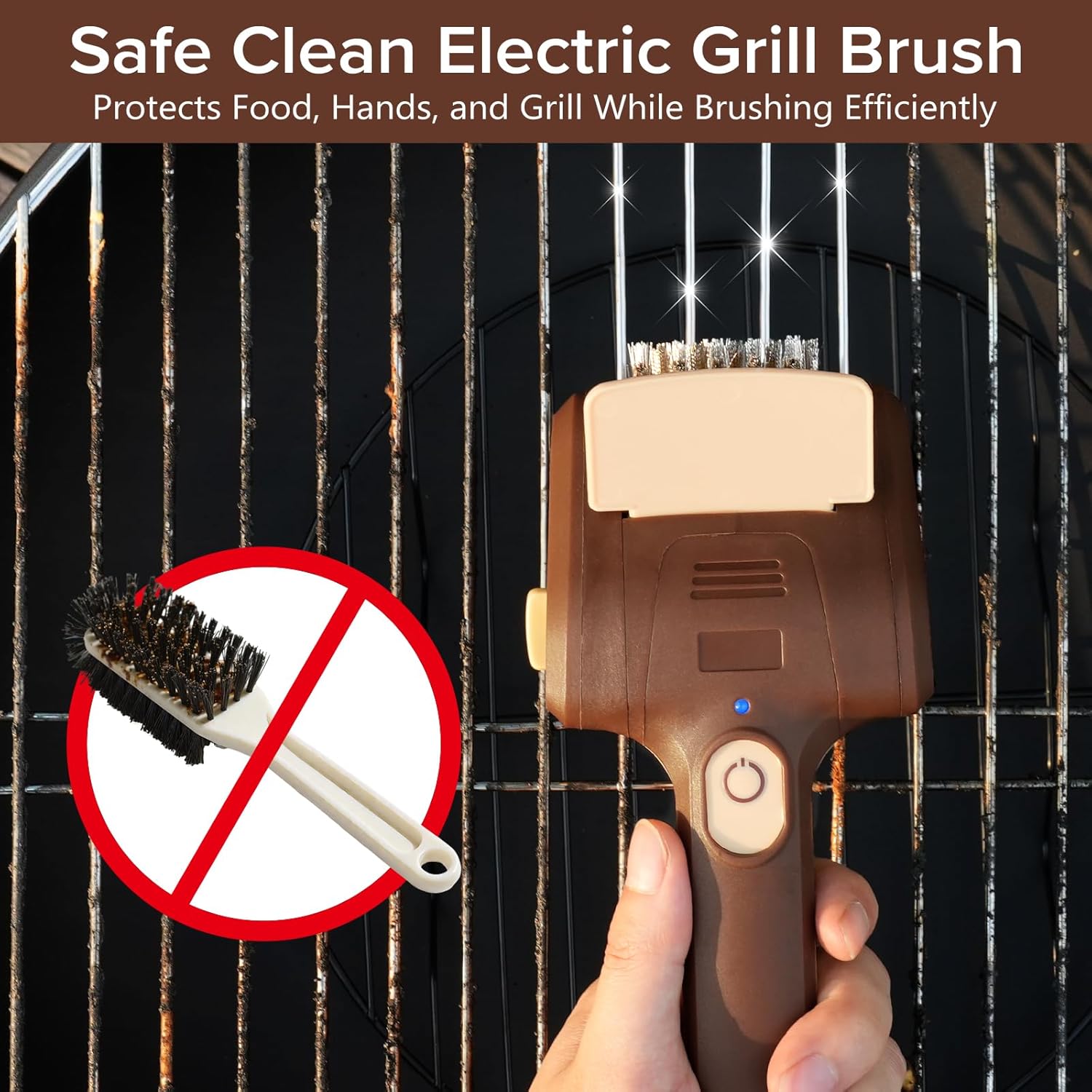 Thumbnail 2 de Lrly BBQ Grill Brush 700 RPM