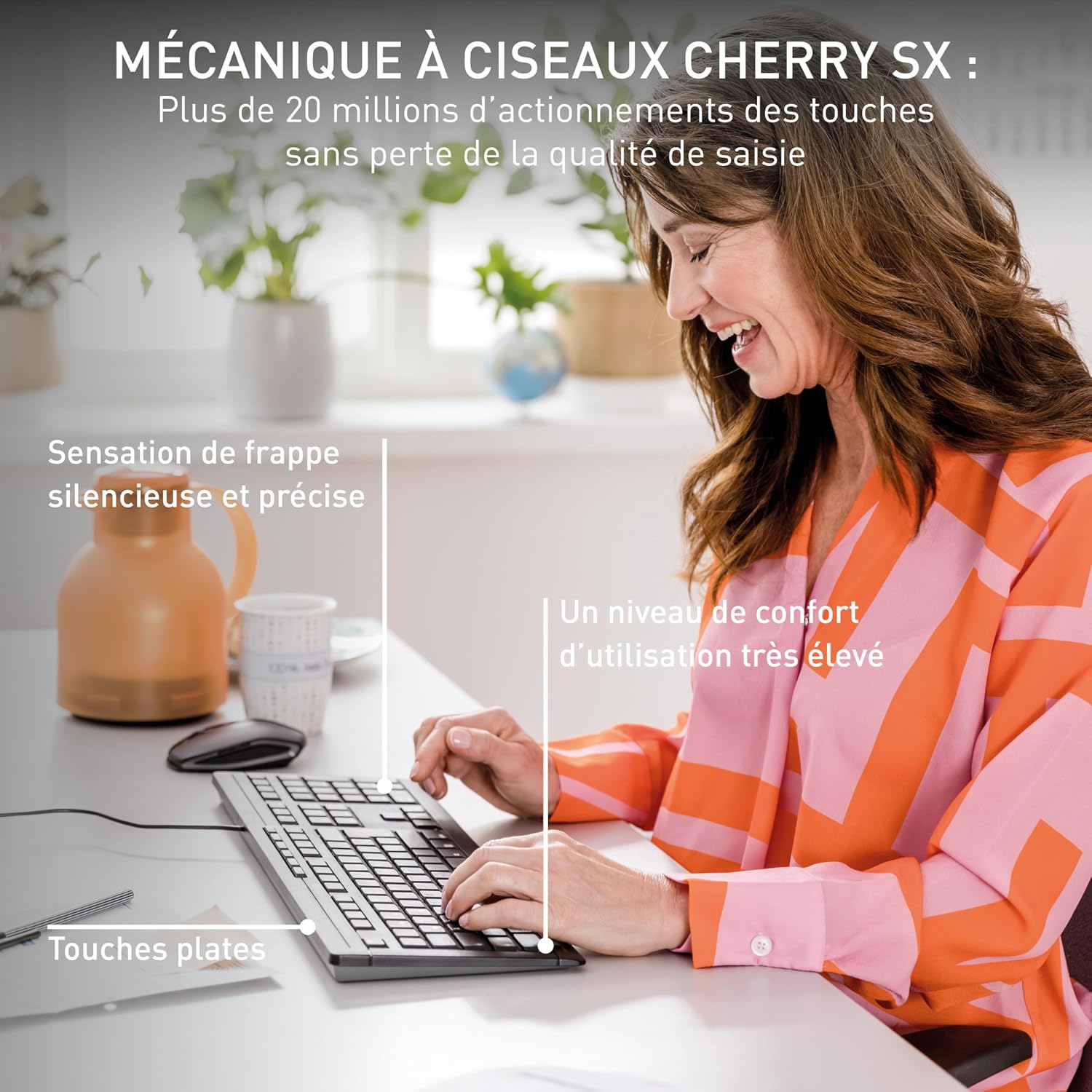 Thumbnail 1 de CHERRY Stream Keyboard clavier filaire 8