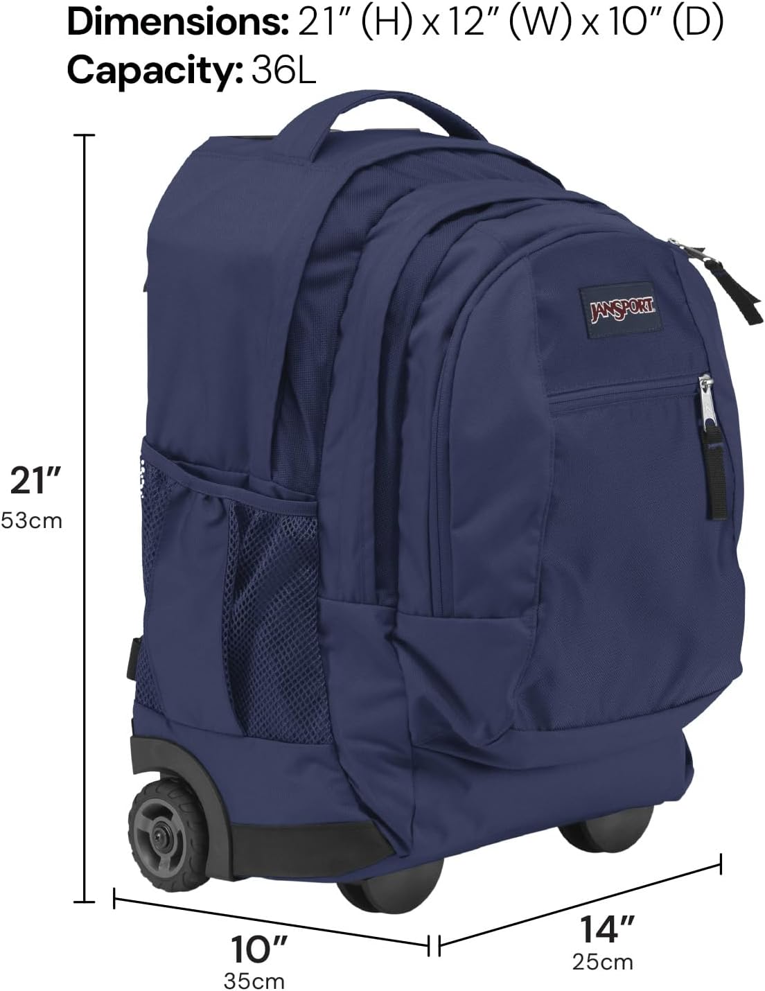 Detalle 2 de Jansport Driver 8, sac à dos marine ⚙