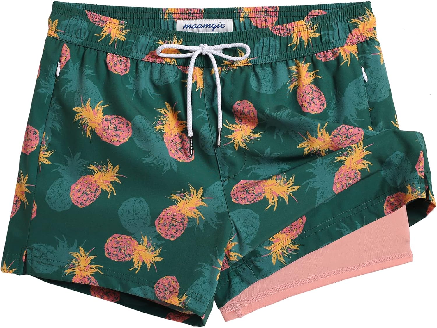 Thumbnail 6 de maamgic Men's Swim Trunks with Compression Liner - Quick Dry, 4-Way Stretch