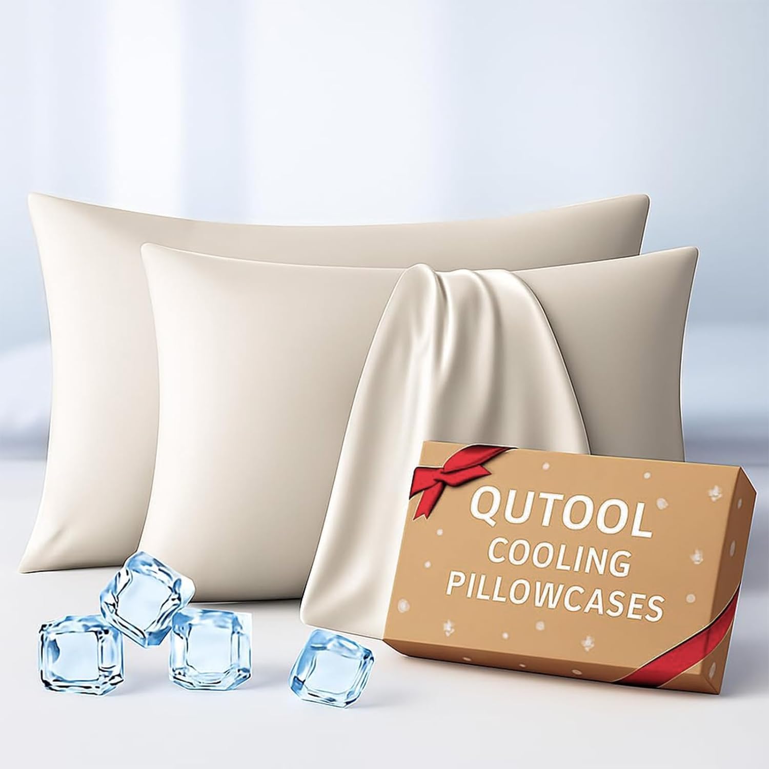 Premium Cooling Pillowcases King Size Set of 2 — Cooling Pillowcases