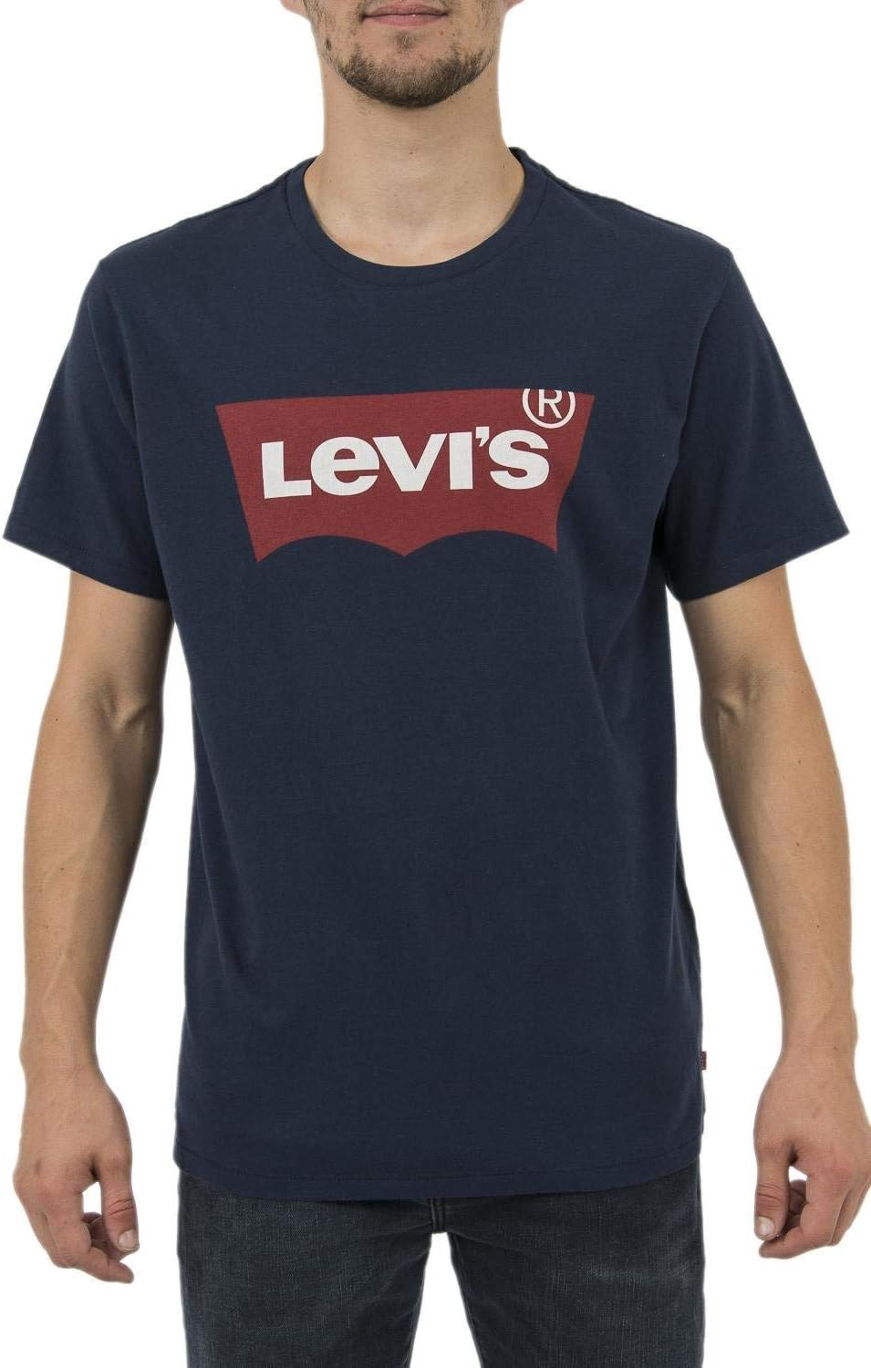 Detalle de Levi's T-shirt Graphic Set-in Neck Dress Blues L