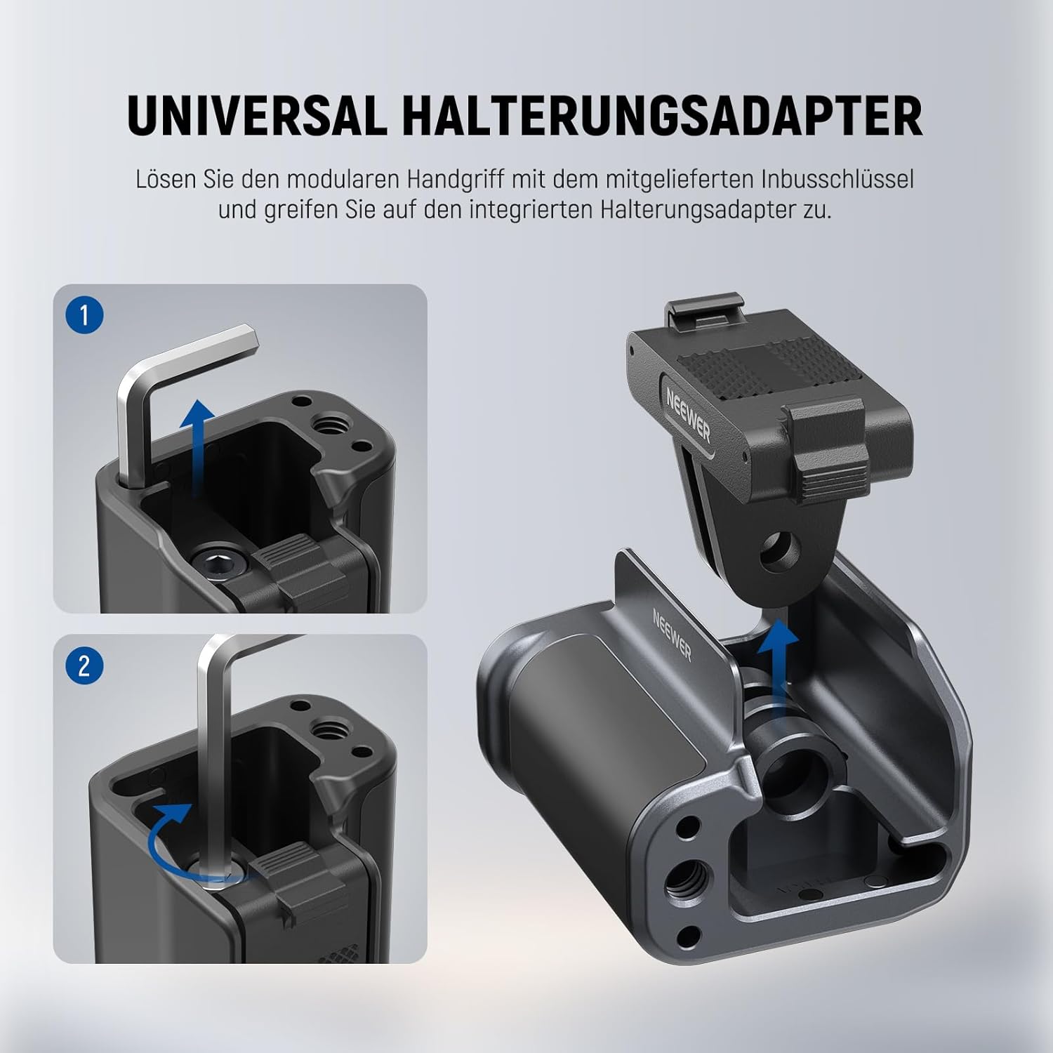 Thumbnail 4 de NEEWER Cage und Side Handle Set für Osmo Action 5 Pro